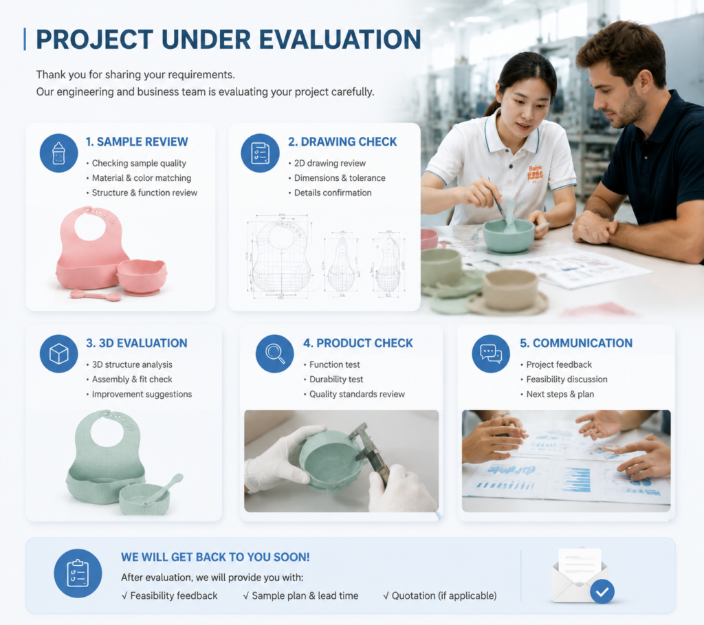 Baiya Silicone custom baby product project review